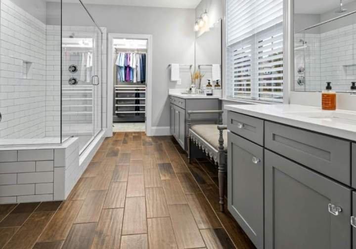 Carrelage sol salle de bains Indre-et-Loire